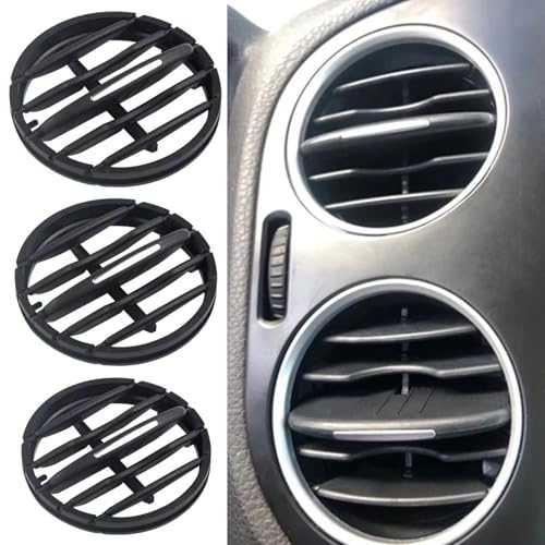 Grille aération avant pour VW 2010-2017 buse climatisation noire