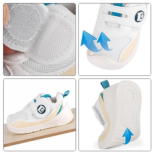 Image of Baby Shoes Boys Girls First Walkers Cute Animals Toddler Sneakers Prewalkers Rubber Sole