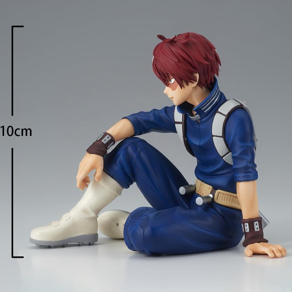 MHA Bakugou Katsuki/Todoroki Shouto/Midoriya Izuku Figur 10 cm PVC-Modell MHA Actionfigur Statue Desktop-Dekoration Manga Sammlerstück Ornament 3 Stück