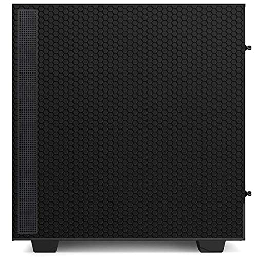 Skinit Decal Gaming Skin Compatible with NZXT H510 Compact ATX Mid-Tower Case - Skinit Originally Designed Black Hex Design