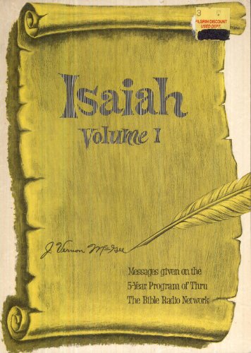 Isaiah, Chapters 1-35, Vol. 1 B000GSPVBO Book Cover