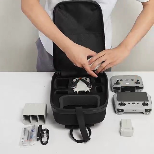 Palumma Funda Rígida Impermeable Para DJI Mini 3 Pro – Maletín De Transporte Con Compartimentos