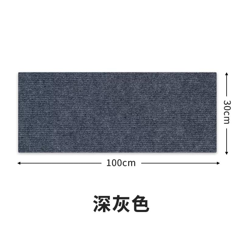 WUZILIN (Dunkelgrau, 30 * 100cm 1Pack) Katzen-Kratzmatte, Wand-Kratzer – vielseitige, Selbstklebende Alternative. Einfache Verwendung für Bäume, Wände, Möbel, Kratzbäume und zum Couch-Schutz.