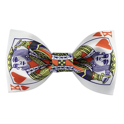 Pre-tied King of Hearts Bow Tie