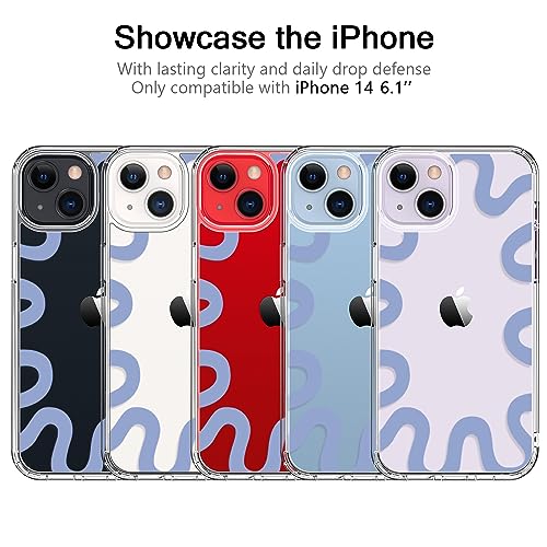 Coque iPhone 14 transparente bicol avec protège-écran souple et antichoc - 3