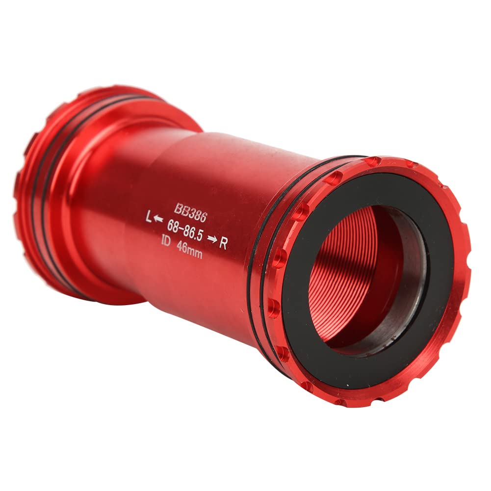 Shipenophy BB386 EVO PF30 High durability BB386 EVO PF30 Alloy Frame Bottom Bracket Accessory for Home Entertainment for School Sports(red)