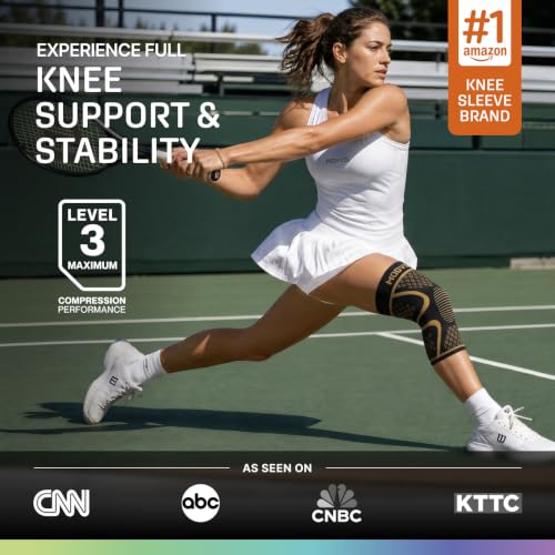 Image of Modvel 2 Pack Knee Brace for Women - Knee Support for Walking, Knee Compression Sleeves for Pain Relief, Knee Sleeves for Women, Knee Brace for Sports, Workouts & Arthritis