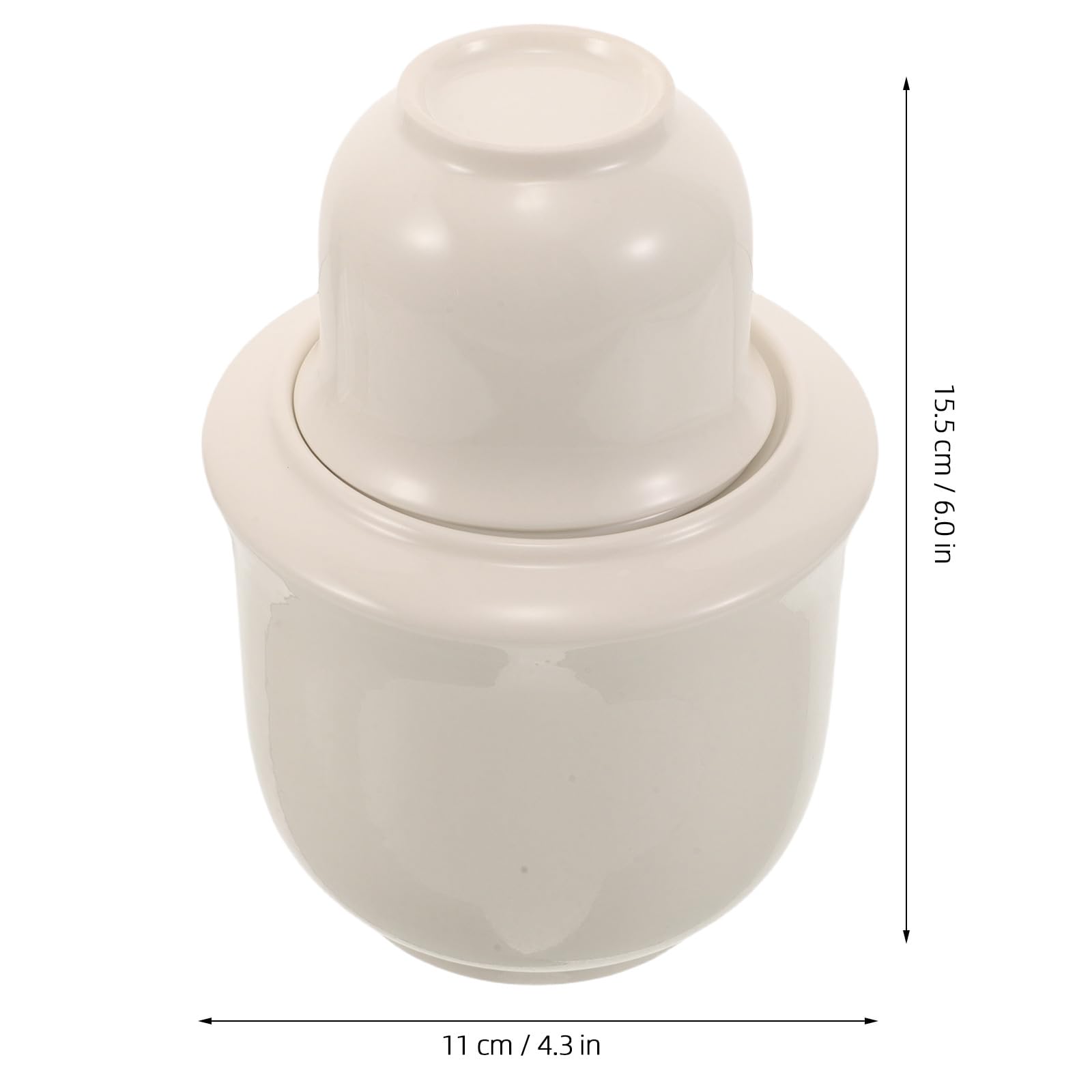 SOLUSTRE 1 zestaw ceramicznego podgrzewacza do sake z karafką i kubkami do