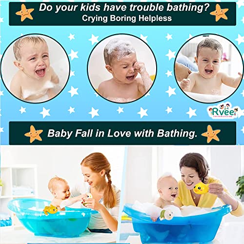 Image of RVEE Wind Up Bath Toys for Kids (Pack of 3) | Swimming Turtle, Whale & Duck Bathtub Toys | Baby Bath Toys for Toddlers 1-5 Years | No Battery Water Toy | Return Gift for Boys & Girls
