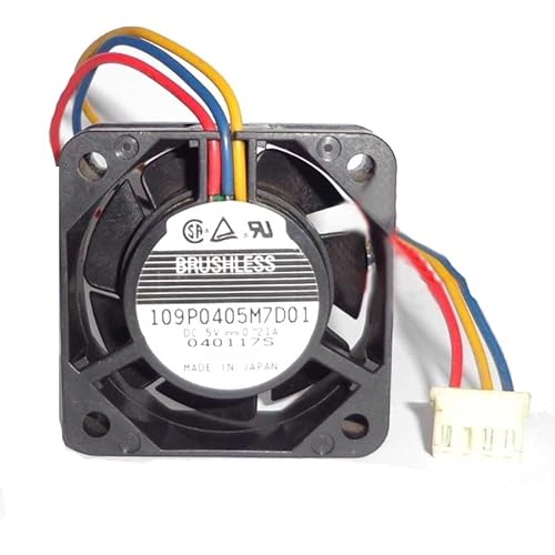 109P0405M7D01 5V 0.21A inverter Cooling Fan 40x40x15mm 3-wire