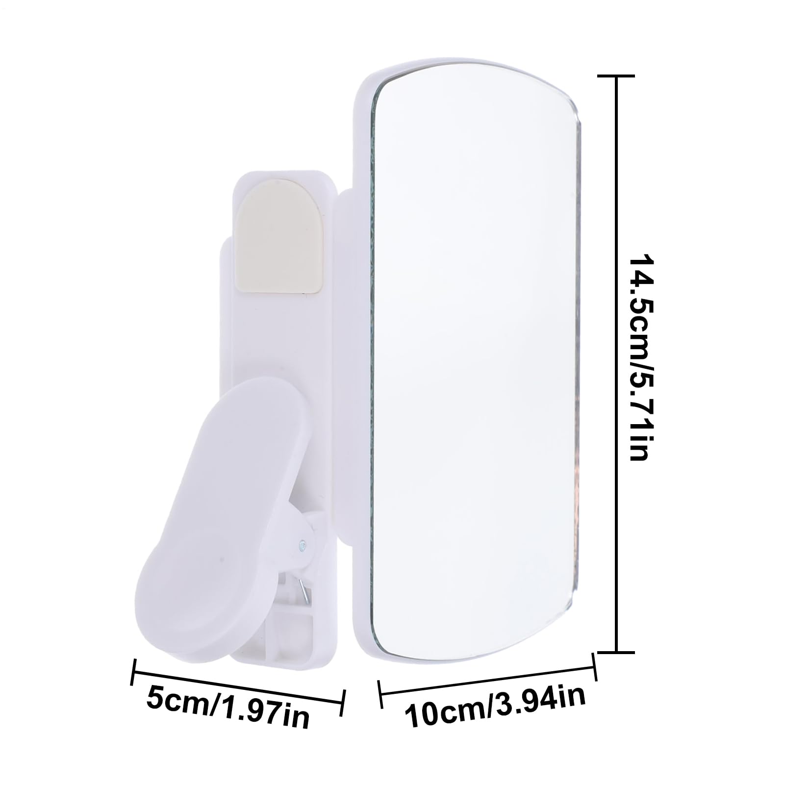 Klips do aparatu z lustrem lustrzanym – Selfie Smartphone reflektor – wysoce odblaskowy zacisk do robienia zdjęć selfie w podróży, fotografowania, nagrywania wideo