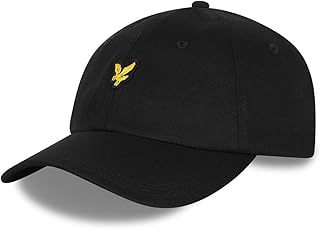 de los hombres Gorra de béisbol con logo, Negro