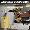 Bilijamy Cordless Drill Driver,Electric Power Drill Set with Battery & Charger, 3/8” Keyless Chuck, 2 Variable Speeds, 25+3 Torque Options Setting and LED Light for Home Craftsmen DIY (XH-djy-005-2B) #4