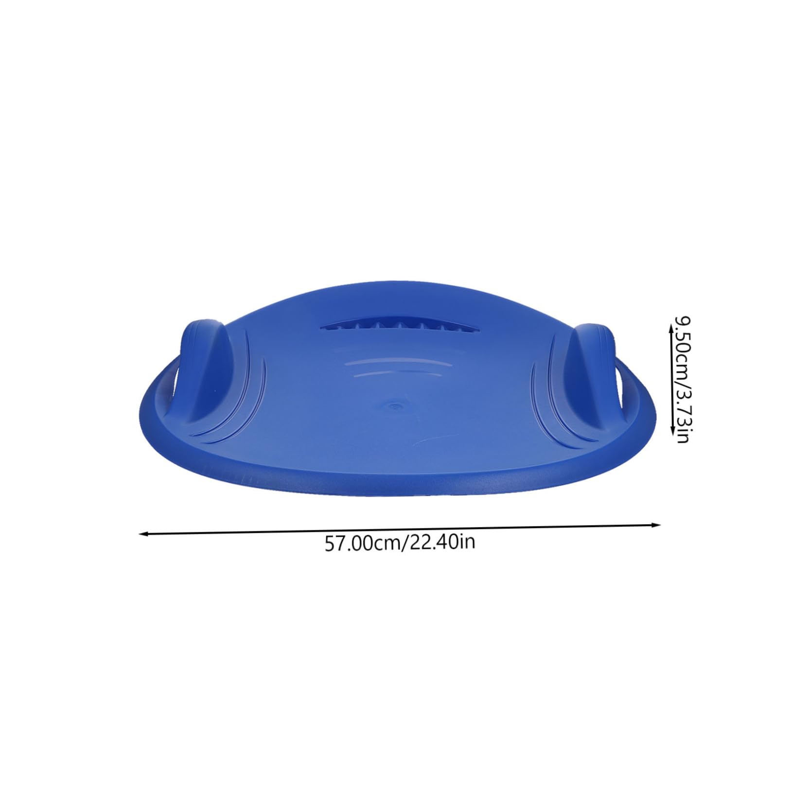 BRIGHTFUFU Thick Board Skiing Flying Disc 1pc Ski Boys and Girls' Rolling Skiing Snowboard Fast Smooth Compact Storage