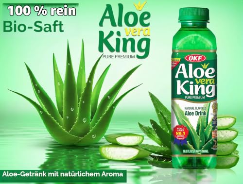 OKF Aloe Vera King Drink, Original, 500 ml, 12 Stück