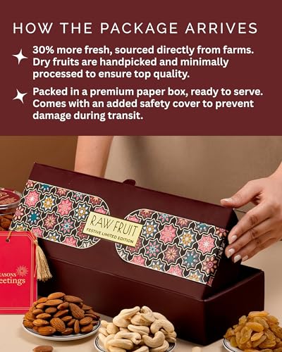 Image of Hyperfoods Ramzan Gift Hampers 375 Gr DryFruits Gift Pack DryFruits Pack Of 3 Dry Fruits Raisins Almonds Eid Mubarak Gift Box DryFruit Eid Gift Hamper Dry Fruits Combo Pack DryFruit Gift Box