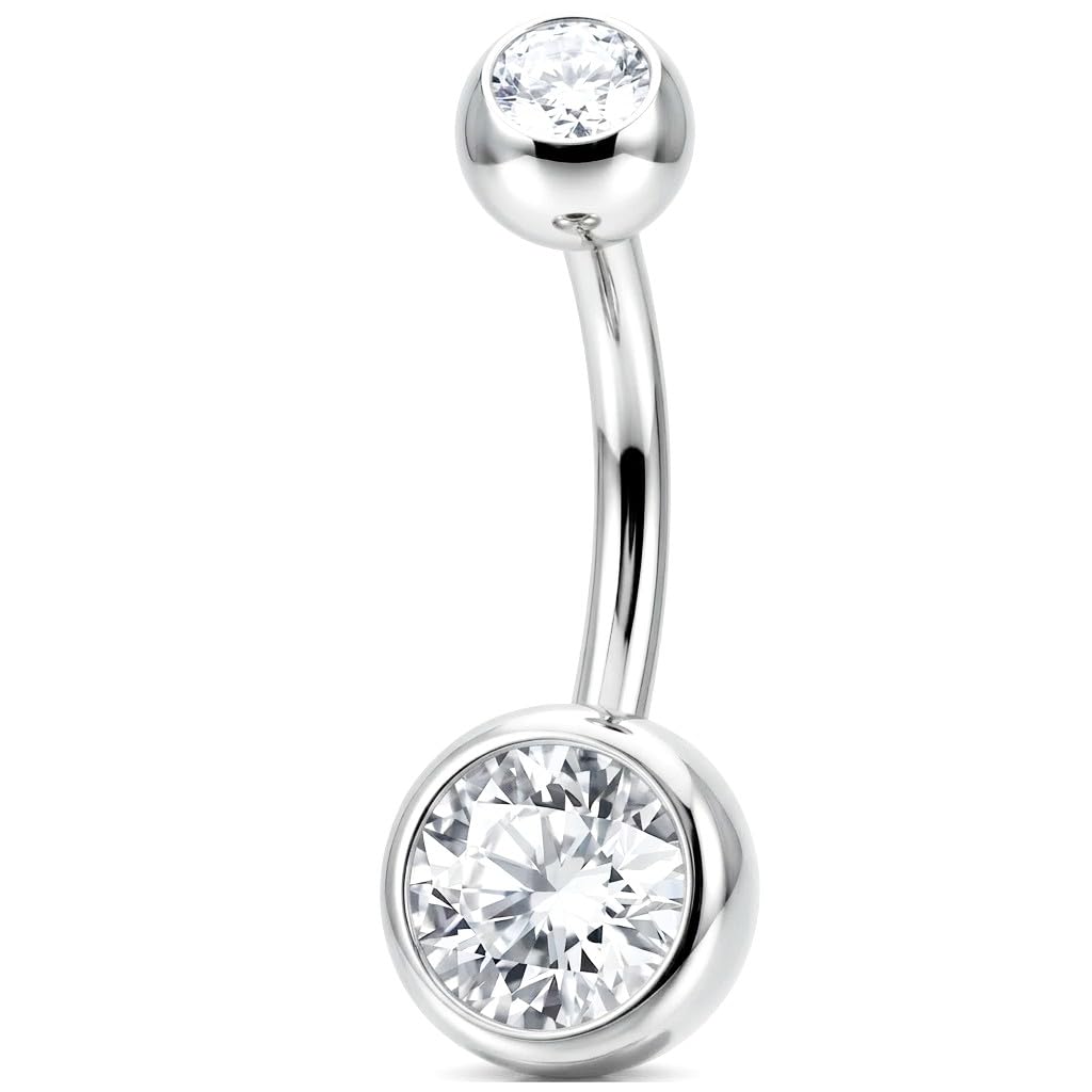 So Scene Belly Button Piercing Ring 14 Gauge Surgical Steel