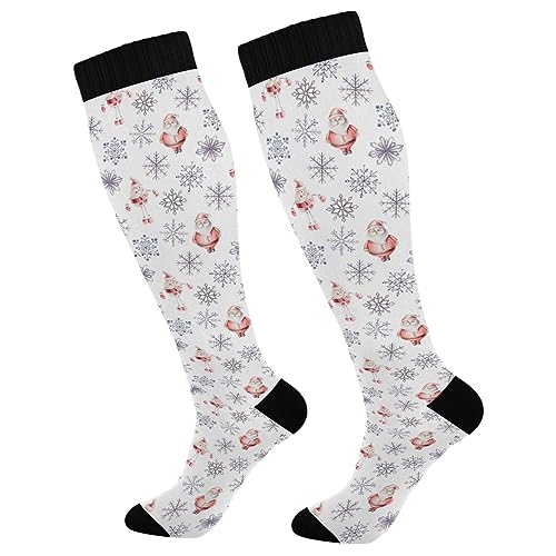 Image of Wusikd Pirate Skulls Compression Socks for Women and Men Circulation Cute Long Socks for Athletic Running 1