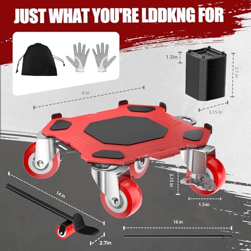 Image of LOYAL TIGER Furniture Dolly, 2000LBS Furniture Movers with Wheels