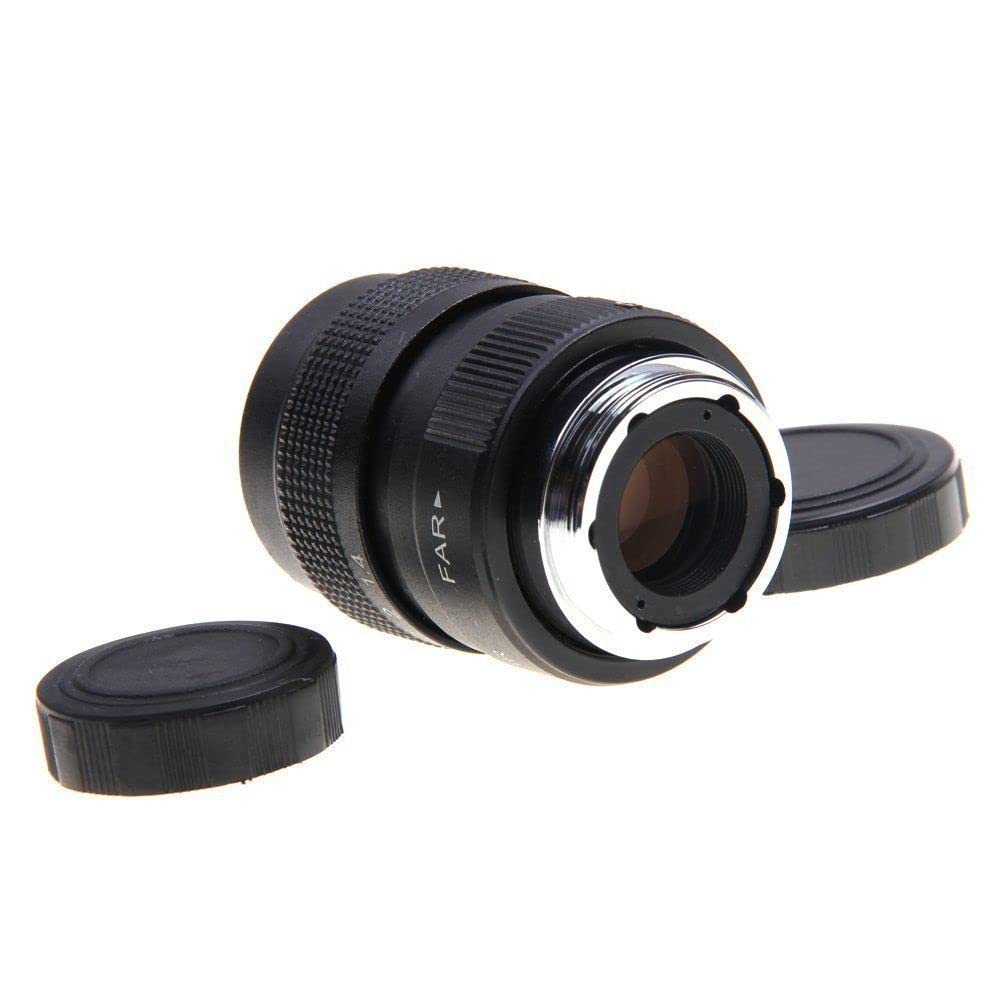 Lente CCTV f1.4 con Montura C de 25 mm f/1.4 Compatible con Fujifilm X-E2 X-E1 X-Pro1 X-M1 (Size : Schwarz, Color : Fuji)