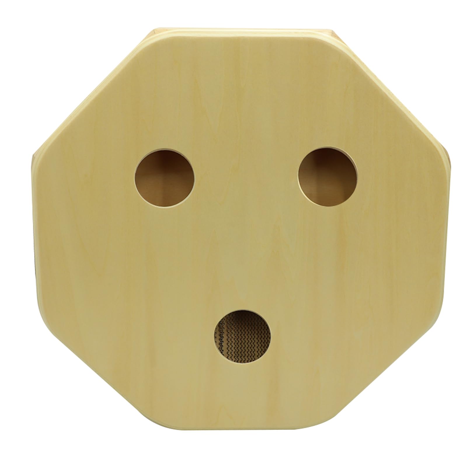 rayzm Cajon Drumbox Portatile con Borsa Imbottita, Tamburo a Mano Ottagonale Piatto Compatto, 3 Toni, Strumento a Percussione con Effetti Bongo e Rullante
