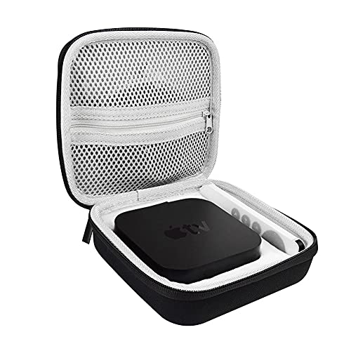 Apple TV 4K (第 2 世代) 用ハードトラベルケース、圧縮保護収納ボックス