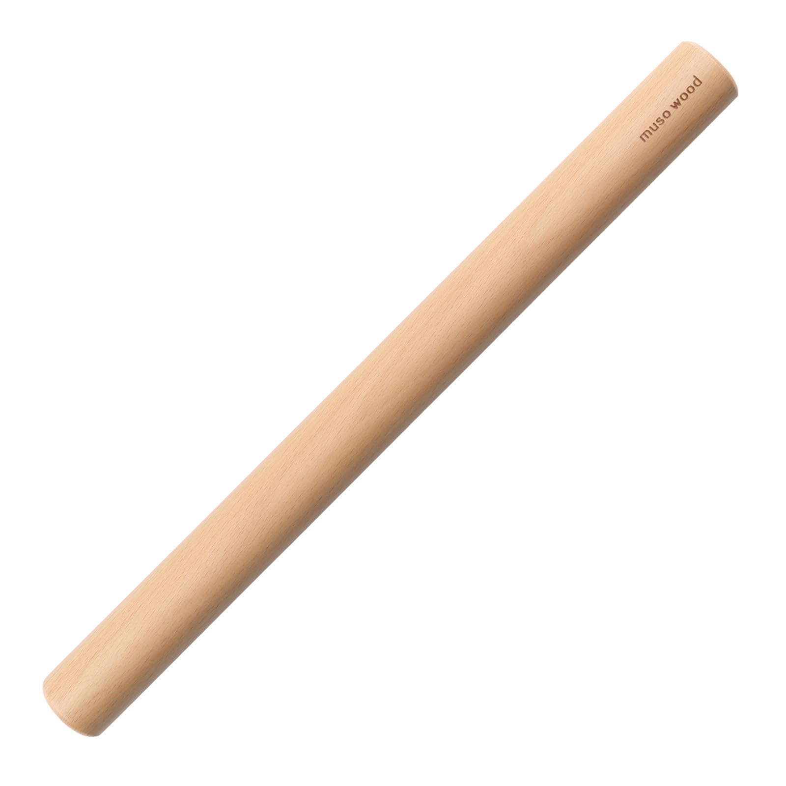 muso wood en Dowel Rolling Pin for Baking,Beech (Dowel 40cm)