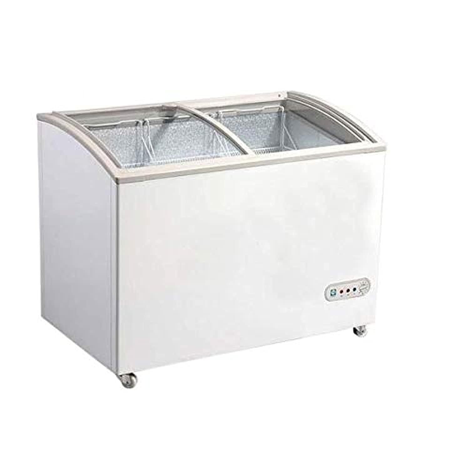 Akai Glass Door Chest Freezer 340 Liter Model CFMA-340GLE