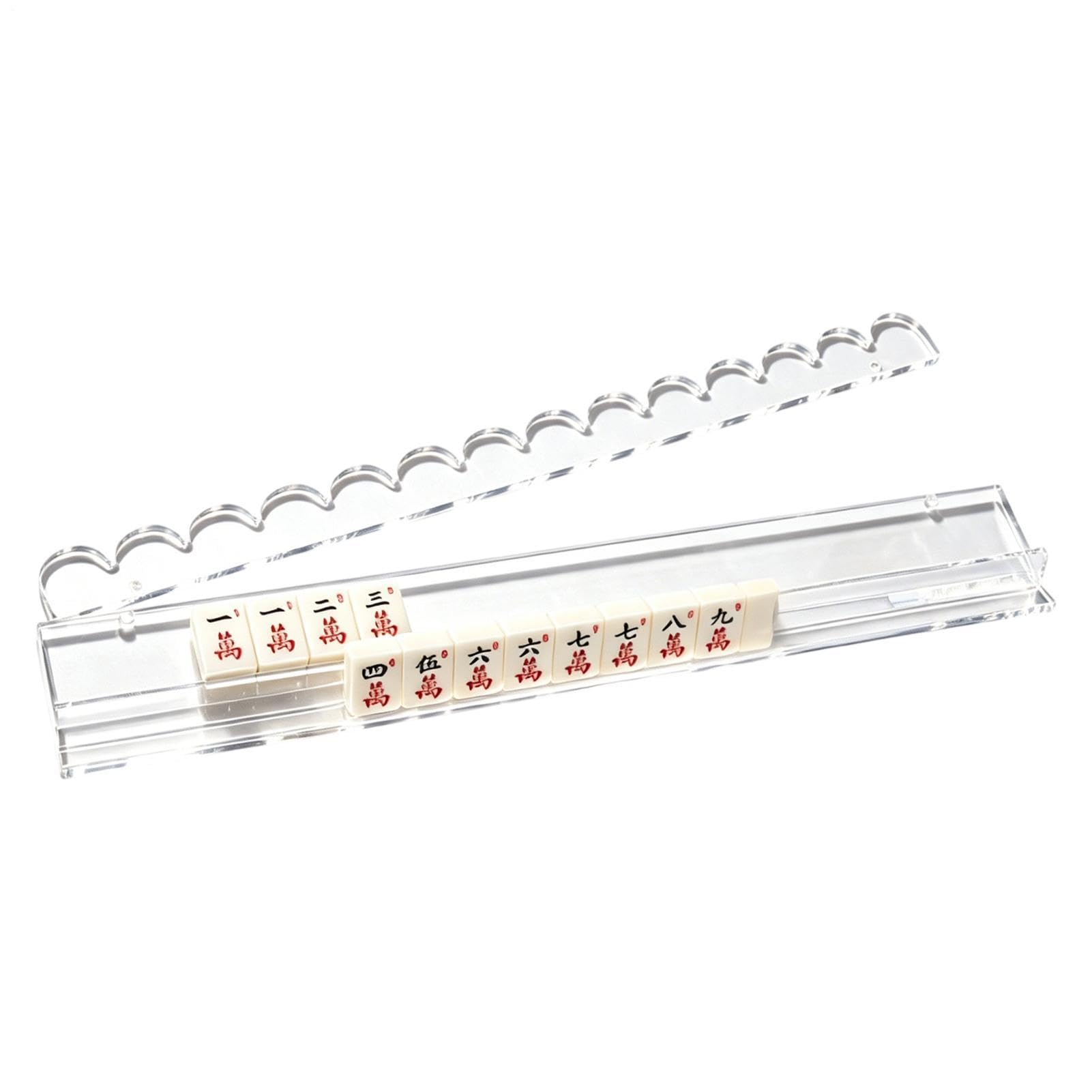 Rastrelliere Mahjong Vassoio magnetico trasparente antiscivolo