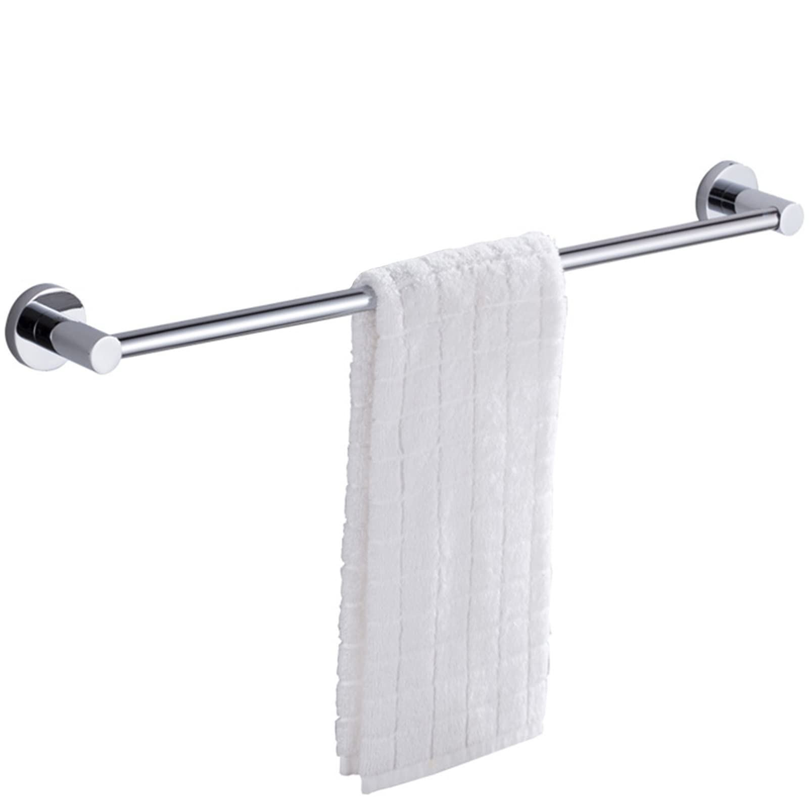 Portasciugamani Singolo Mano da Bagno in Acciaio Inossidabile, Porta Asciugamani a Parete Finitura Lucida Portasciugamani modalità a Fondo Tondo per Doccia da Cucina (Size : 110cm)