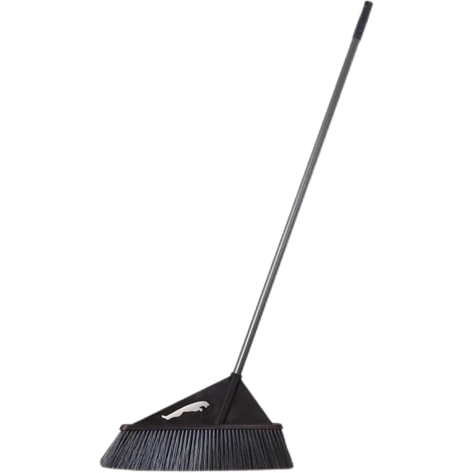 Besen für den Außenbereich, robuster Kehrbesen mit langlebigen Borsten, Küchenbesen für Einfahrten, Höfe, Freiflächen(Black,50cm)