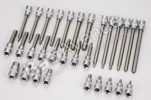 RODAC SAM-CP-SCJ HMF - Caja con puntas de destornillador hexagonal (1/2", 1 unidad)