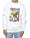 DC Comics Boys Justice League All American Comics Issue 16 Cover Sweatshirt White 12-13 years