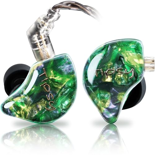 TipsyAuthen Tipsy M3 Professional IEM for Musicians, 2BA + 1DD Drivers, 36dB PNC, IPX...