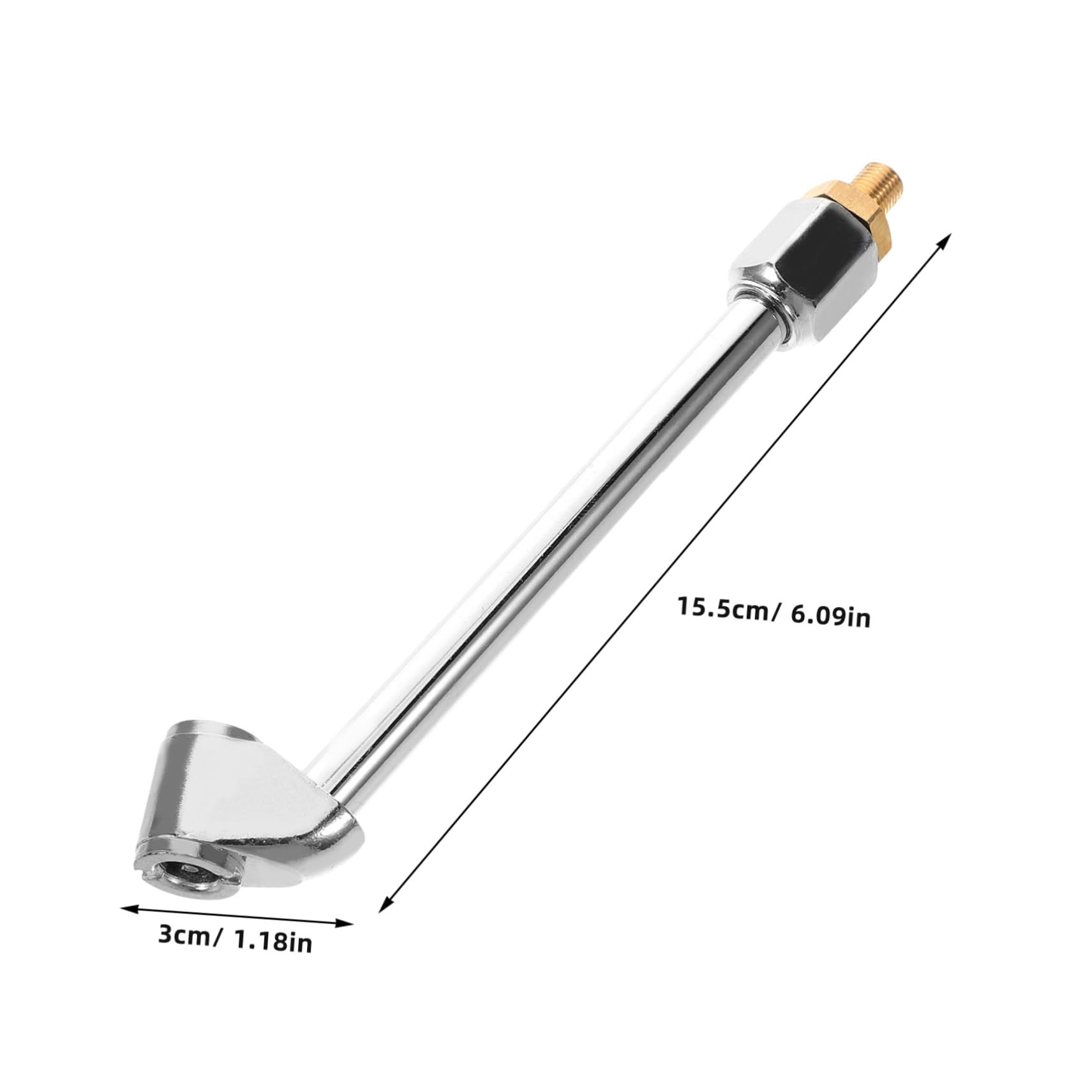 FUNOMOCYA Heavy Duty Tire Inflation Nozzle Set Air Chuck Kit Adaptor for Car Bicycle Motorcycle Pump