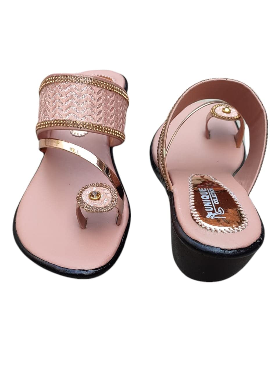 Unique collection Womens Unique Style Wedge Heel for Party/Marriage (Peach, Numeric_5) (B09TKCVHBK) Amazon Price History, Amazon Price Tracker