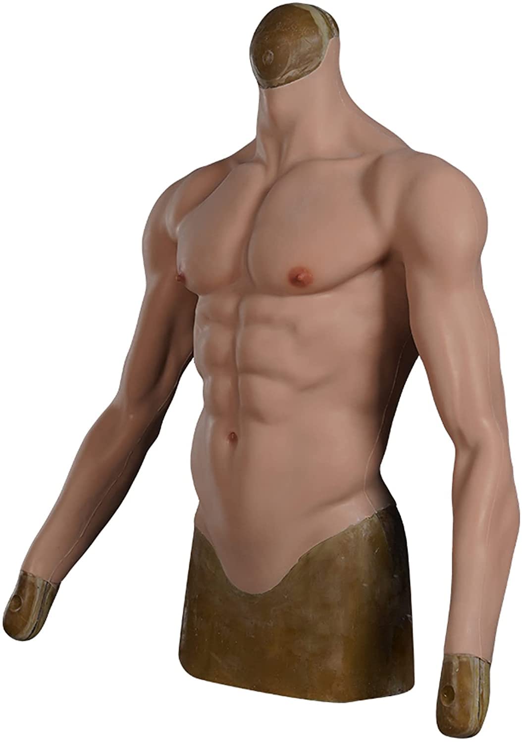 Fake Abdominal Muscle Silicone Male Body Shaping Artificial Skin Suitable for Masquerade Party