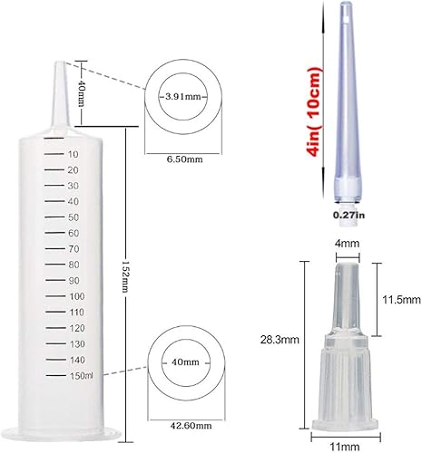 Miniatura 2 de Sistema de ducha de limpieza de jeringa de enema 150ML