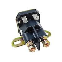 Vista 9 de Relé solenoide de arranque de 12 V con 4 terminales Apto para Cub Cadet John Deere MTD Trombetta, tractor de giro de césped de jardín OEM #