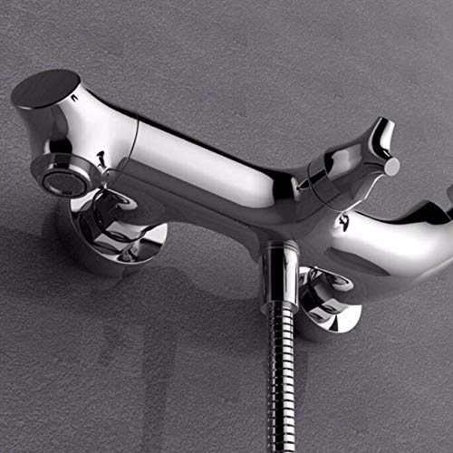 Ensemble de douche à dôme double fonction pour robinets de douche de salle de bain moderne - 5