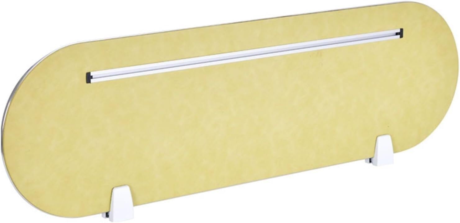 GJZQDKX Portable Desk Divider Noise-Reducing Partition Panel for Workstation Yellow - 120x30cm / 100x30cm Office Furniture Separator Yellow - 39.3x11.8in