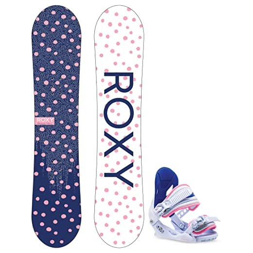 Roxy Poppy Girls Snowboard 110 W/Poppy Traditional Bindings