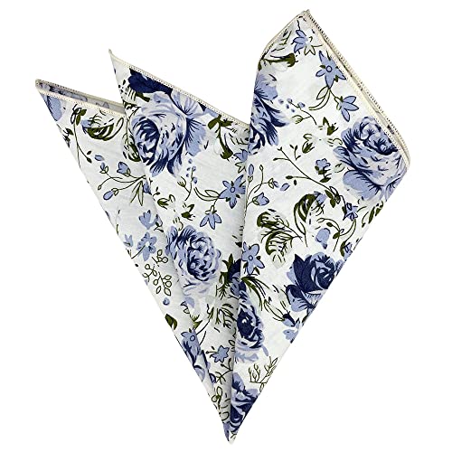 Image of Kebocis Men's Floral Pocket Square Handkerchief for Men