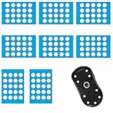 LIANHATA 汎用マウスソール 円形 160PCS 丸めなエッジ加工 6mm 静音性特化 滑り強化 PTFE ゲーミングマウス 交換用 通用 (白)