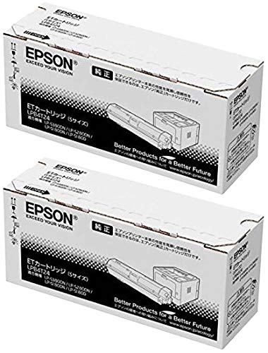 エプソン　純正品　ETカートリッジ　LPB4T24 Sサイズ　2箱 Amazon | EPSON LPB4T24 ETカートリッジ 純正品 Sサイズ 2本
