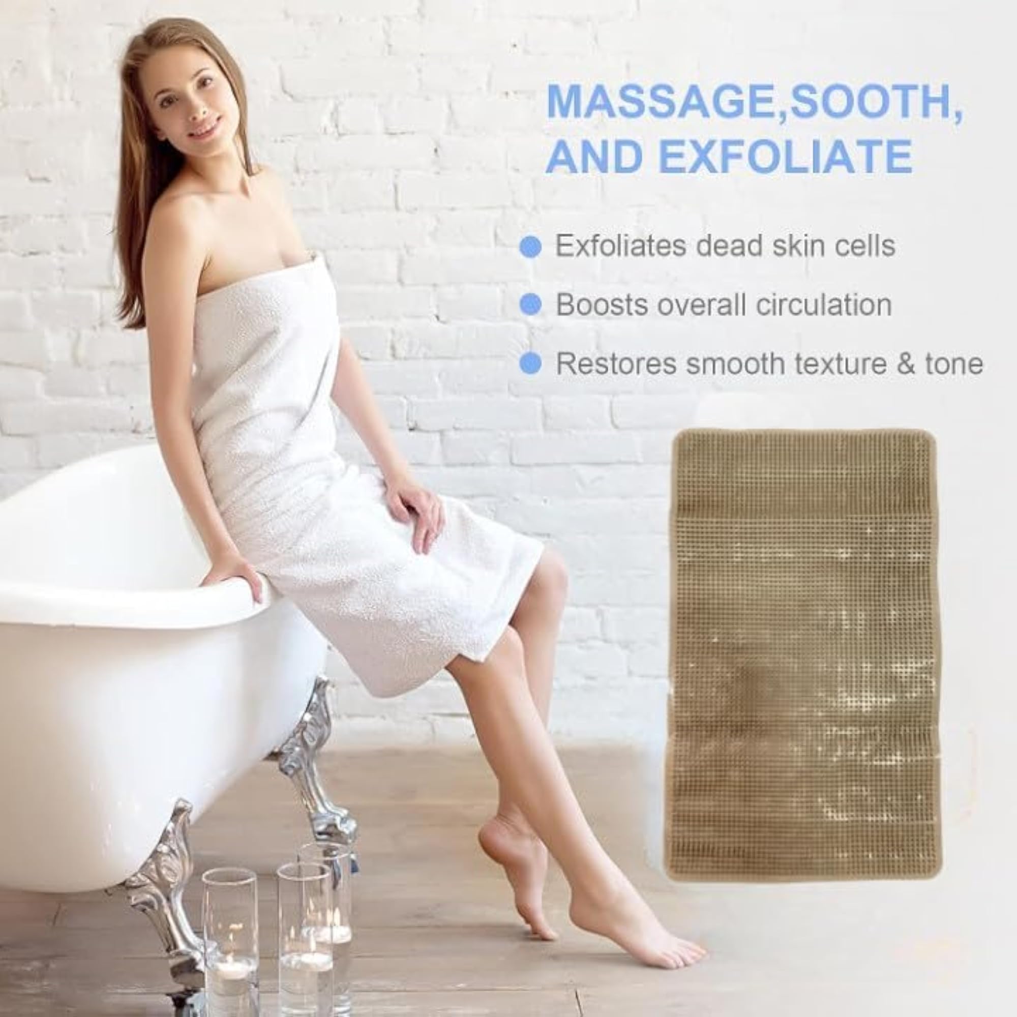 Extra Large Silicone Acupressure Bath Mat