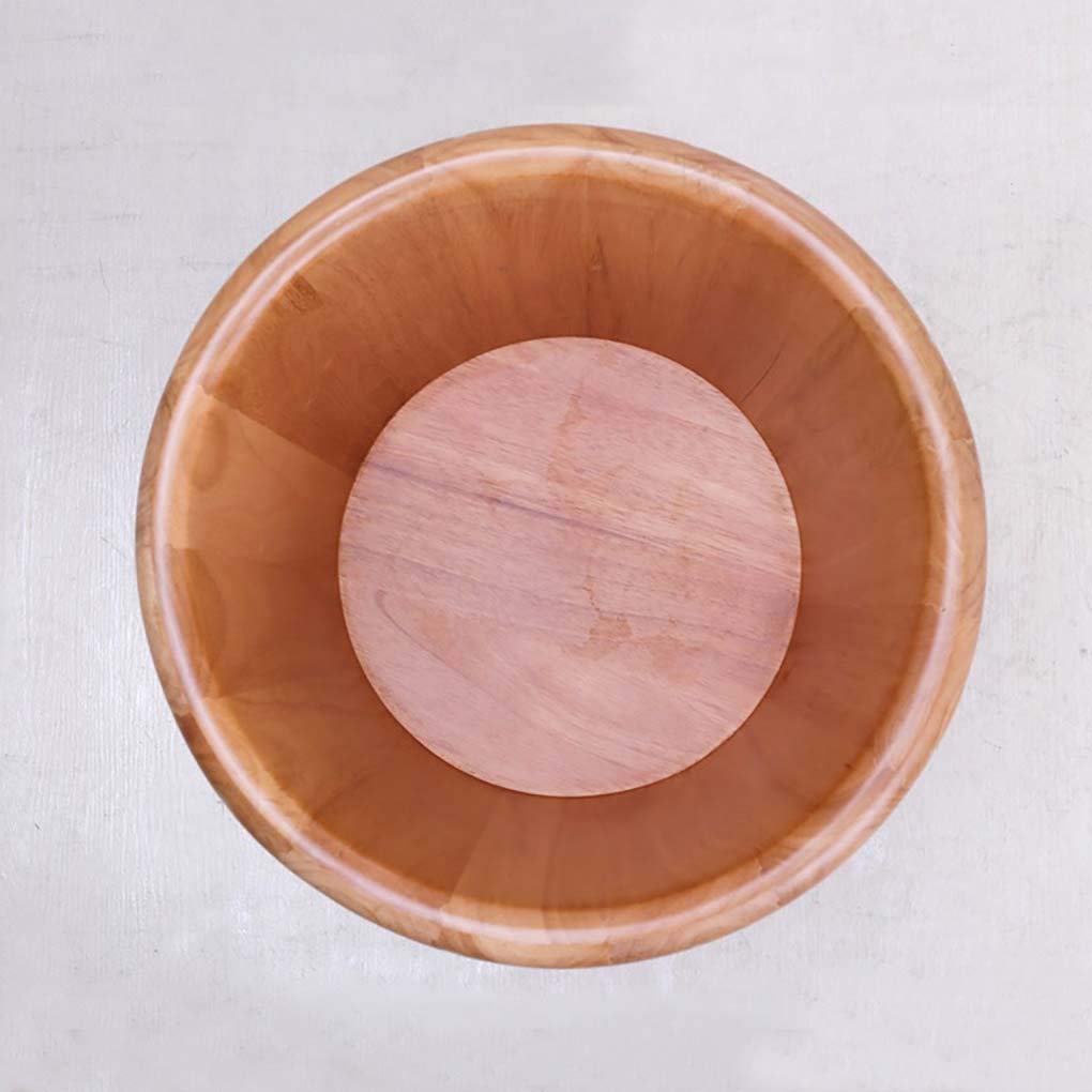 Vaschetta per pediluvio, Vaschetta per pediluvio in Legno, Secchio per Vasca per pediluvio, Massaggio, Spa, Sauna, Ammollo, Pediluvio Secchio in Legno Spa per pediluvi Lavabo per Uso Domestico