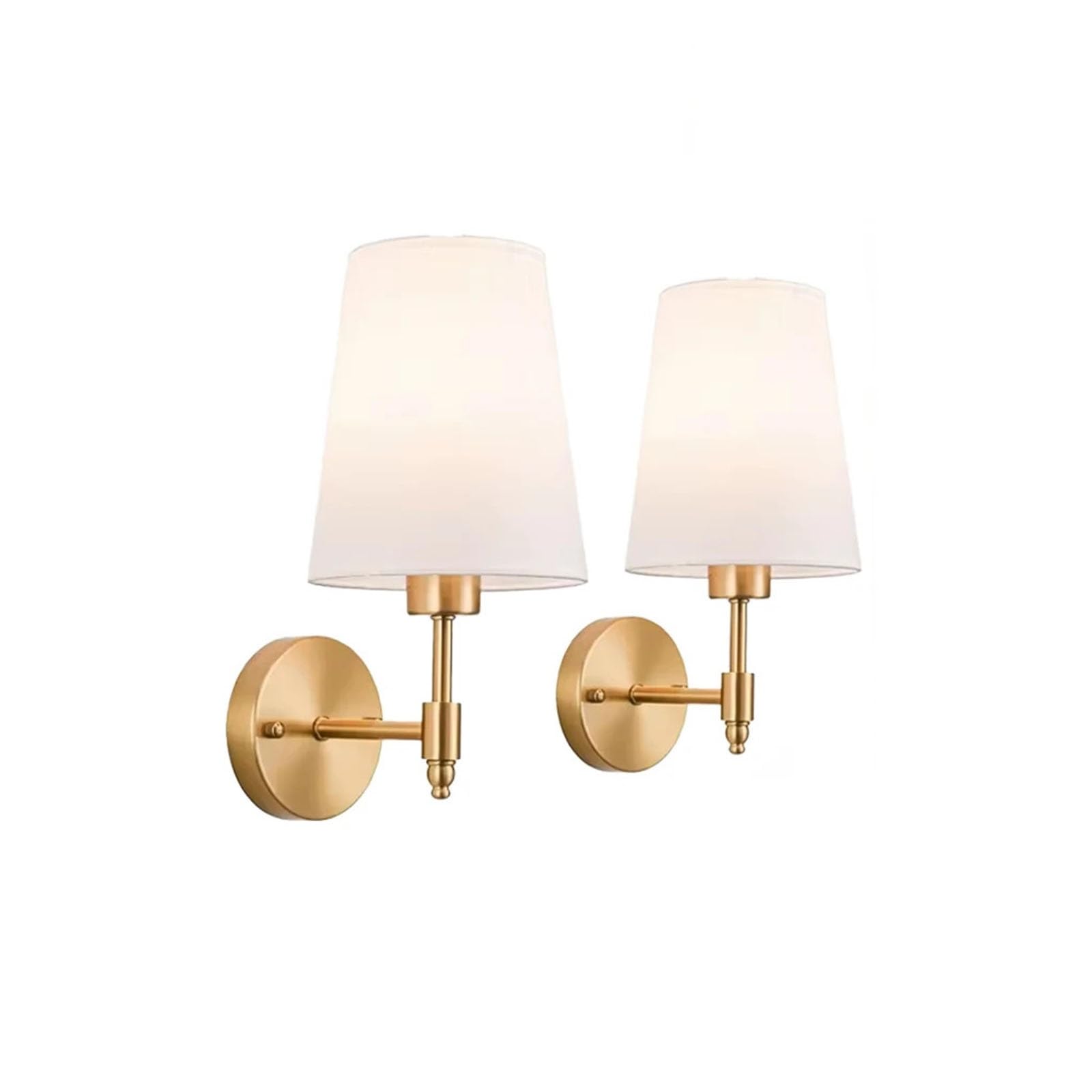 KUNYOS Battery-Operated Wall Sconce Cordless Rechargeable Lighting with Remote Control 13 Colors with Dimmable Detachable LED Bulbs(Gold)