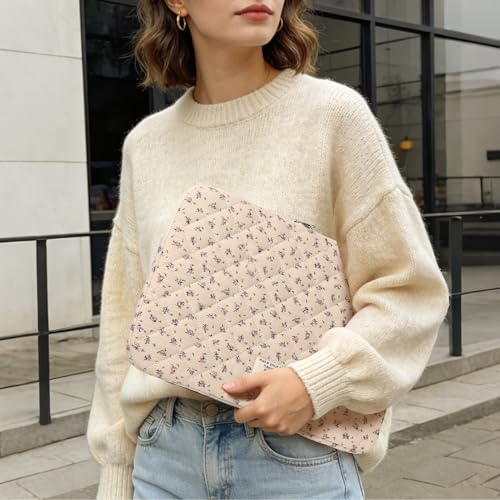 Funda protectora para laptop con diseño floral miniatura 2