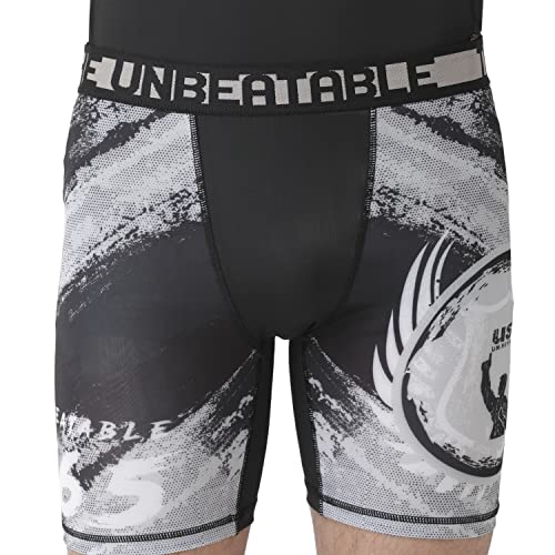 Image of USI UNIVERSAL Unbeatable Compression Fight Shorts Grey (X-Large)